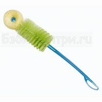 Bebe Confort Ершик комбинированный с губкой для очистки донышка бутылочки 30115400/30109500 Bebe Confort Ершик комбинированный с губкой для очистки донышка бутылочки 30115400/30109500