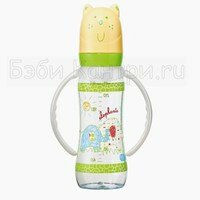 Бутыл.пл.цв.с ручкой 240 мл, лат.соска перем.поток Bebe Confort 30000201 Бутыл.пл.цв.с ручкой 240 мл, лат.соска перем.поток Bebe Confort 30000201