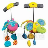 Мягкая игрушка-подвеска Слоник/Коровка Playgro 0111868 Мягкая игрушка-подвеска Слоник/Коровка Playgro 0111868