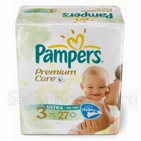 ���������� Pampers ������� Premium Care 4-9 ��. 27 ��. (3)