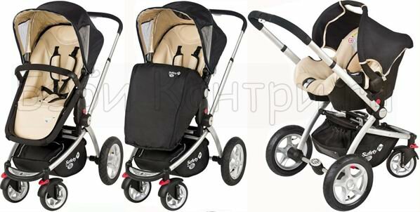 Прогулочная коляска 2 в 1 Pack Road Master Safety 1st by BabyRelax