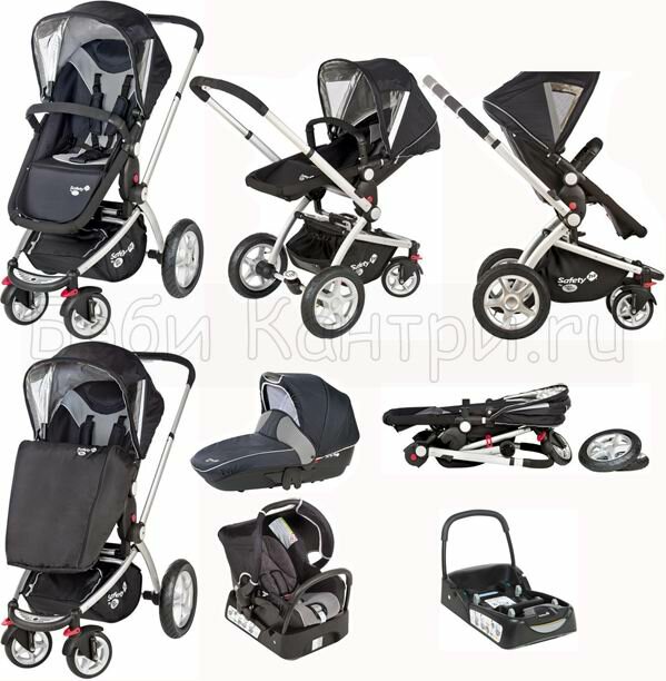 Прогулочная коляска 2 в 1 Pack Road Master Safety 1st by BabyRelax