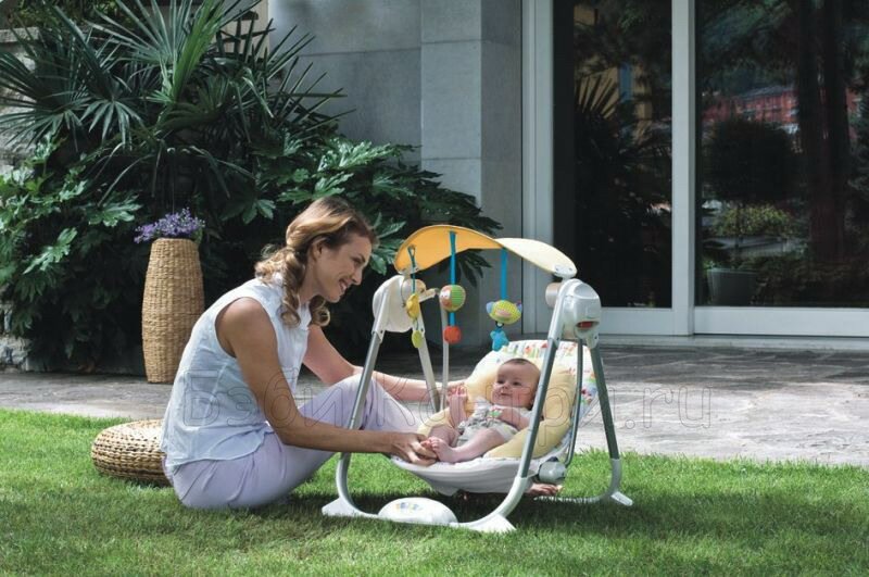 Электронные качели Chicco Polly Swing